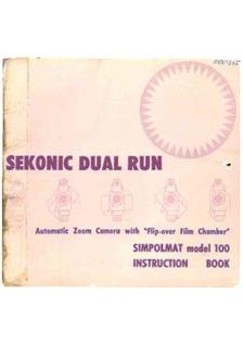 Sekonic Simplomat 100 manual. Camera Instructions.